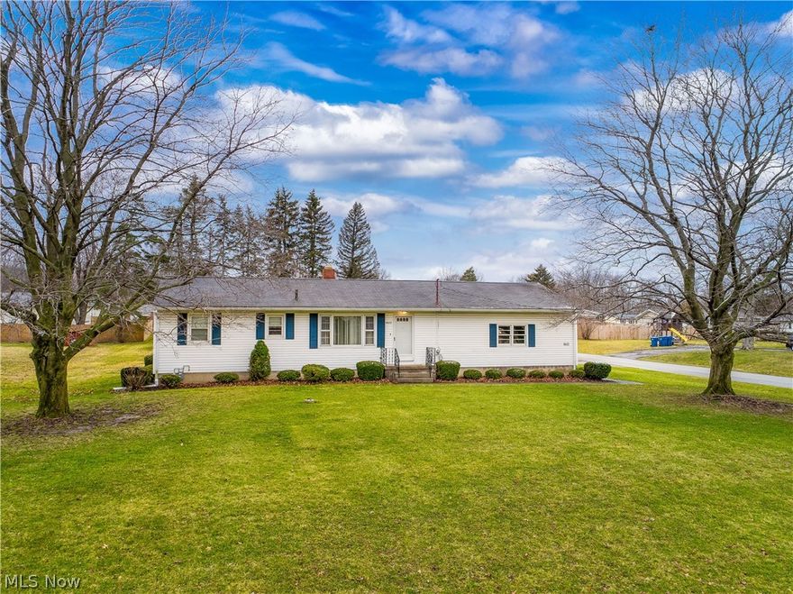 Welcome to 4622 Bliss Dr, Norton ~ 3 bedroom 1 bath ranch on corner lot*Partially waterproof basement w/transferable warranty*glass block windows*Sump pump new 2020*Shed included*wood floors under carpet*Home Warranty Included*Come and see 4622 Bliss Dr, Norton!