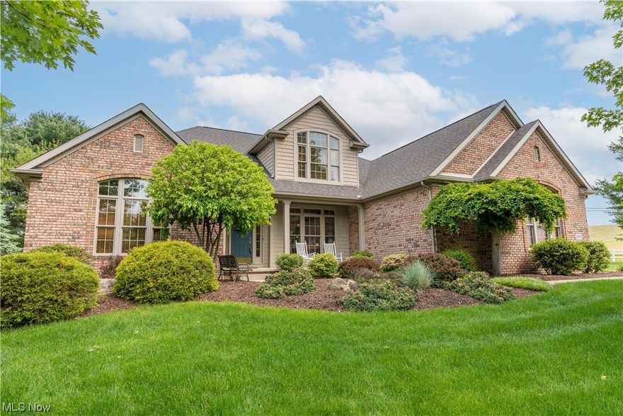 Attractive and well maintained beauty located on a quiet cul-de-sac in Jackson’s popular Carrington neighborhood. This quality-built home is complete with a first-floor master suite, spacious private study/library, cozy great room that opens up to the eat-in kitchen and a bright and cheery sun room. You’ll also appreciate the delightful formal dining room with its transom windows and natural light. The 2-story great room boasts a beautiful gas fireplace with flanking windows and is open to the second floor bridge walkway. The chef’s gourmet kitchen includes hickory cabinets, Corian countertops, center island, walk-in pantry closet and is open to both the sun room and great room also with transom windows. Master suite with lovely tray ceiling and crown molding, a luxurious bathroom with custom tile shower, garden tub, two vanities and a nice-sized walk-in closet. The sun room has great views of the neighboring countryside and steps out to the private back patio. Upstairs you will find 2