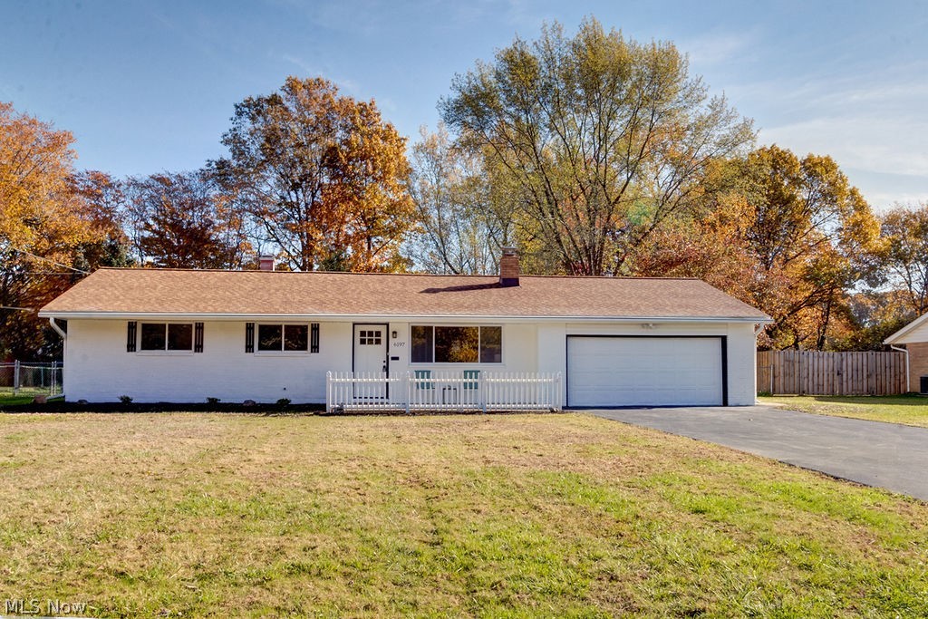 If one floor living is calling your name, you’ll have to come see this Lovely 3 Bedroom 2 bath renovated roaming ranch in The heart of Mentor! Just move into this beautiful home with new luxury flooring throughout and carpet in bedrooms. Awesome open floor concept will greet you as you enter this charmer and a pretty fireplace to cozy up to during those chilly nights. The Amazing kitchen boasts loads of cabinets and stainless steel appliances and Gorgeous Granite countertops! With subway tile backsplash too! You’ll love the generous sized Eat in kitchen that overlooks an oversized covered patio and fenced in yard! There’s a storage barn too in addition to the roomy 2 car attached garage! Two Completely remodeled bathrooms with one being in the master bedroom w/ w/in shower!! Newer 3 yr old roof, newer windows in front (10/21) and hot water tank, furnace & central air are approx 3-5 yrs old! Just waiting for the new owner to move in & enjoy!