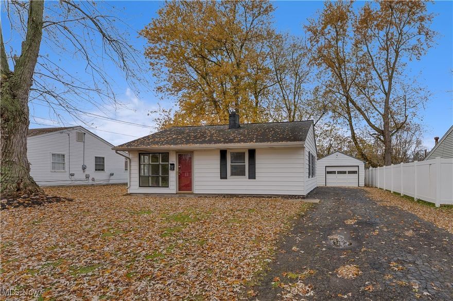 Cozy Boardman Ranch.  The main level of this home plays host to an updated eat in kitchen, living room with fireplace, two bedrooms, a full bath, and a laundry room.  Exterior features include a a rear patio and 1.5 car garage.  This home is clean and move in ready. Call today!!