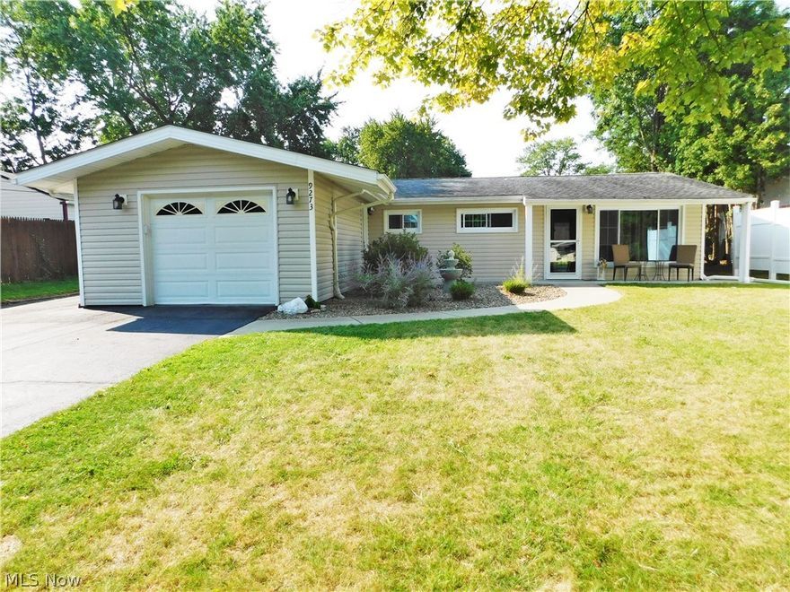 Move right in & start enjoying your new home! This adorable ranch offers 4 bedrooms & 2 full baths. Kitchen comes with all stainless steel appliances. Washer & dryer stay too! Sliding door leads to a nice patio to enjoy the fall evenings coming our way! Large shed for lots of storage! Make your appointment today to see this wonderful home!