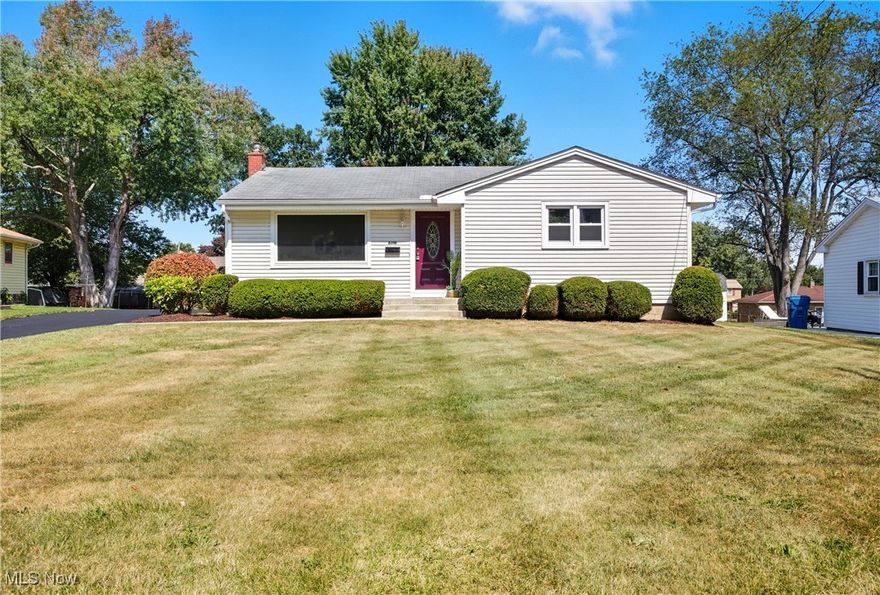 Nestled on a quiet street, this beautifully updated ranch offers the perfect blend of comfort and convenience. The inviting exterior features low-maintenance vinyl siding, a spacious driveway, and manicured landscaping that enhances its curb appeal. This house entails a newly poured concrete pad in the attached 2-car garage, complete with a new garage door!

Inside, you'll find 3 spacious bedrooms with brand-new carpet, new vinyl windows that allow plenty of natural light, and fresh paint throughout. The home boasts new luxury vinyl plank flooring, creating a modern, seamless flow. The kitchen and bathrooms shine with granite countertops, offering both durability and style.

The partially finished basement adds valuable living space, complete with a second full bathroom and a separate area for storage. Major updates provide peace of mind, including new electric, newer furnace and central A/C unit, new roof and more!

Move-in ready and thoughtfully updated, this home is a true Boardman gem?perfect for those seeking style, comfort, and reliability. Schedule a showing today before this house is gone!