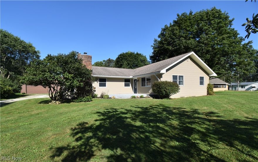 Welcome to this beautiful ranch at 4608 South Arlington Rd in Green Local School District! Walk into this open floor plan living and dining area right next to the beautiful stone fireplace! Enjoy the owner’s suite with an attached bathroom and double door closets with plenty of storage. Also you will find on the first floor the remaining full bathroom, office/den and two bedrooms. The basement provides ample storage space and multiple rooms that you can make into whatever you like! There is a nice breezeway/mudroom attached to the one car garage. You can go through the breezeway and out to the huge deck to entertain & overlook the 1.9 acres! There is an additional 30x40 outbuilding that has endless possibilities as well! Don’t miss out on this property! Call your favorite agent today and schedule your private tour!