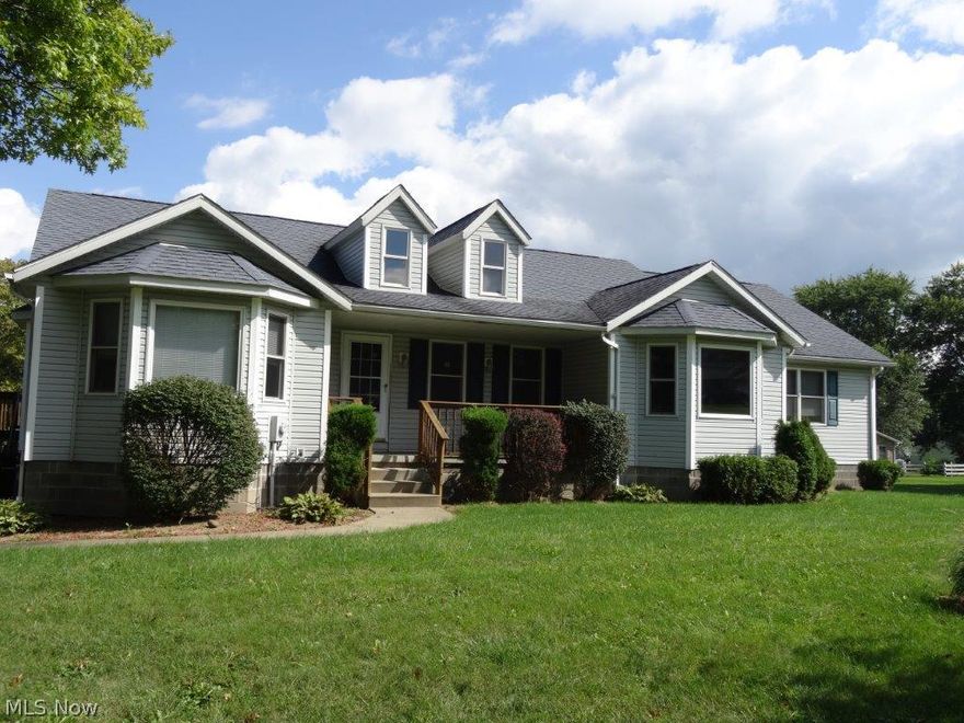 Beautiful newer raised ranch!  Oversized 2+ garage, huge finished basement with full bath, contemporary open floor plan, master bedroom with oversized tub and shower, 1st floor laundry, spacious room sized.  A must see!