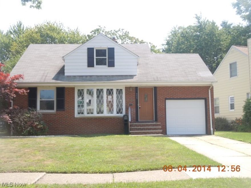 Spacious Master Cape Cod with Living Room, large Dining Room, 1st floor Family Room overlooks fenced backyard. Eat-in Kitchen with Dinette. 2 Bedrooms on the 1st floor 2 Bedrooms on the second floor with half Bath; Full Basement with half Bath;  1 car attached Garage; Buyers should obtain a free pre-qualification from Wells Fargo Home Mortgage or an entity which is a joint venture with Wells Fargo Home Mortgage or working directly with a mortgage consultant or going on-line. Buyers also have the option to provide proof of other credit decision financing or an NACA (Neighborhood Assistance Corporation of America) qualification letter. Property is sold as-is including any existing  appliances, plumbing, heating, air conditioning and electrical systems. Buyer to assume any city violations.