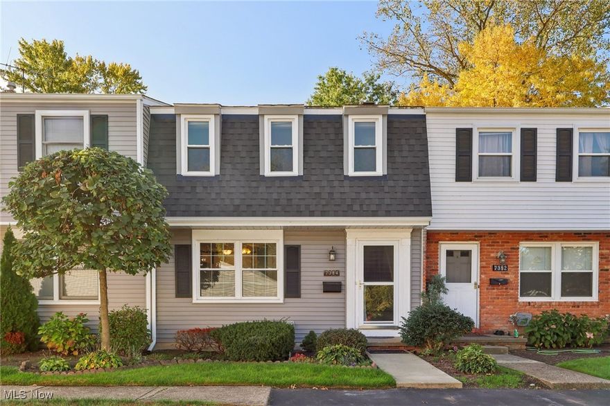 Welcome to this Conveniently Located 2 Bedroom Condo in the DESIRABLE Western Reserve Condos of MENTOR.  
The main floor is comprised of an adorable eat-in kitchen including ALL Appliances, half bath and additionally a Spacious Living Room with sliding doors that open to a PRIVATE back COURTYARD with a PRIVATE PATIO, Gardening Area and PRIVACY Fencing for relaxing or entertaining.  Upstairs you will discover two Oversized bedrooms with Expansive Closet Space and plenty of Natural Light. In between the bedrooms is your FULL bathroom with a STUNNING WALK-IN Shower.  Hallway hosts shelves for multiple uses. NEW CARPET and FRESHLY PAINTED. The Spacious Lower Level is perfect for additional Living Space like an OFFICE, Media Rm, WORKOUT Room, Etc. Lower level also provides a Laundry area with washer and dryer Hook-up, which adds practicality if you choose to have an in-unit laundry. W/D not included. A detached 1 Car Garage and 1 assigned Parking Space enhance convenience.  Additionally, your guests may use Visitor Parking Spaces provided.  Enjoy community amenities including an IN-GROUND POOL, PLAYGROUND and Convenient Guest Parking. This townhome is Ideally located just minutes from OH-306 & OH- 2 interchanges, shopping, restaurants and more.  HOME WARRANTY Included for added Peace of mind.
Property is being sold AS-IS.