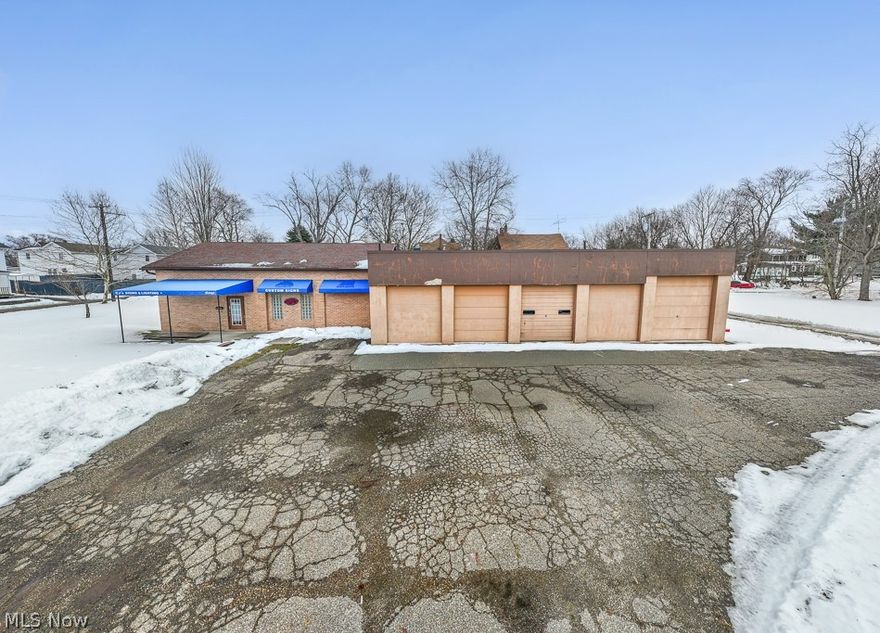 Prime Commercial Opportunity in the Heart of Alliance!
Fantastic 3,669 sq ft building situated on a large .74-acre lot with ample parking and room to expand. Located close to everything, this property offers visibility, accessibility, and flexibility for a wide range of uses.
Featuring 5 overhead doors—four 9-ft doors and one 12-ft door—this attractive, updated building is designed to serve multiple business purposes. Whether you're envisioning a car lot, body shop, salon, restaurant, contractor’s shop, or something entirely unique, the possibilities are truly endless.
A rare find with space, location, and versatility all in one