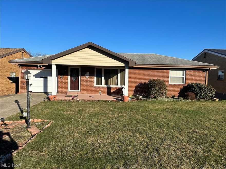 Charming brick ranch in convent location. This home welcomes you into a living room that flows into a dining room with sliding doors onto a large deck. Off the dining room there is a galley kitchen with granite countertops. From the kitchen is a 1 car garage. The main floor also consists of 2 bedrooms and 1 bathroom. Downstairs is finished rec room full bathroom and laundry with walkout to the back yard.