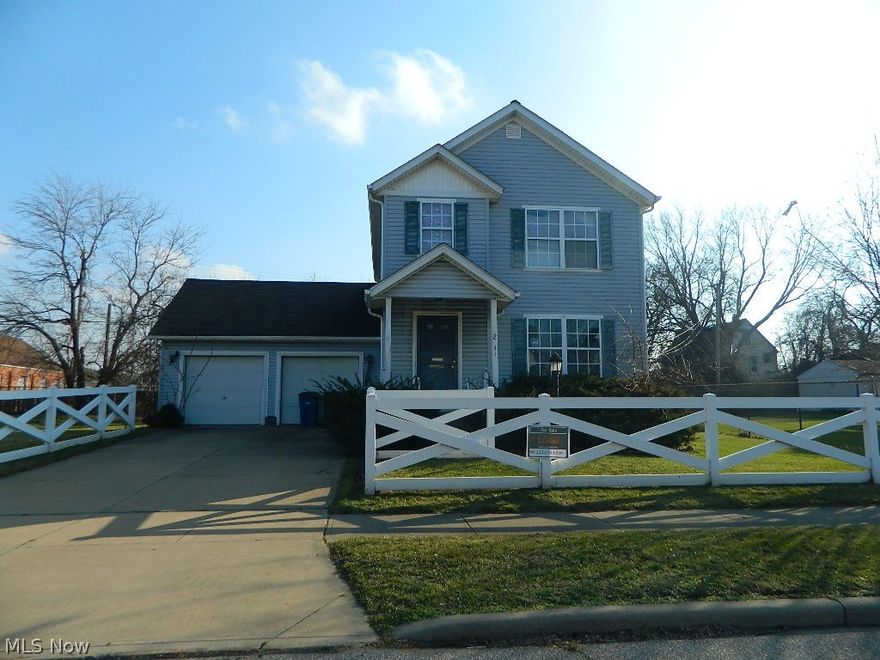 GREAT OPPORTUNITY CLOSE TO DOWNTOWN! This spacious colonial built in 1996 sits on a double lot with loads of features: fenced yard, attached 2 car garage, cental air and more.  Inside the living room features a fireplace, formal dining room, large eat-in kitchen. The up master suite features master bath & walk in closet with 2 additional bedrooms up and the main bath.  Needs your tender loving care, but with great potential. There is an Onwer Occupancy property tax credit of $25.15 and a 920 Reduction Rate that effect the property taxes on this home.