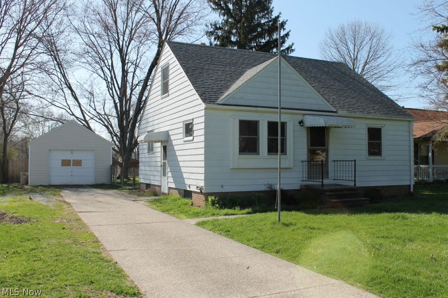 Great starter home or perfect for someone needing to down size.  Move right into the 3 Bedroom 1 bath home in the heart of Westlake.  Finished basement, one car garage, Huge bedroom on second floor and eat-in kitchen.  Seller will consider a rent to own/lease option.