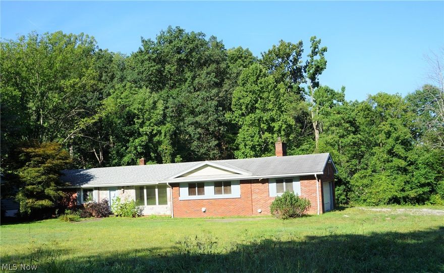 Tons of potential awaits with this large almost 2200 sqft home. This 3 bedroom 2 bath home has a desirable 1st floor laundry room, extra deep/oversized attached 2 car garage, and a full basement. Tons of room to live and grow-family room with fireplace, formal living room with tons of natural light, dining room, nice size kitchen, great room with skylight and another fireplace, and also it sits on a large lot that is just under an acre. Office can easily also become a larger laundry room or even an additional panty. Bring your creative ideas and let some sweat equity easily transform this into your dream home. Great location minutes from interstate access and tons of amenities/restaurants/shopping yet tucked back off a quiet side street. Please note taxes reflect the homestead reduction. Sold as is. Back on market due to the buyer not being able to wait for sheriff deed to file.