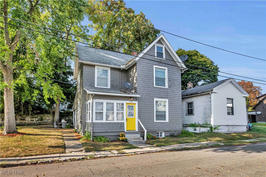 Discover the warmth and character of this sun-drenched home at 202 Rose Ave SE in Massillon. Filled with natural light, this inviting residence offers three comfortable bedrooms and a full bath upstairs, creating the perfect retreat for family or guests. The main level features a welcoming layout, highlighted by a bright sunroom that’s ideal for morning coffee or quiet evenings, and a charming gazebo-style patio that makes outdoor living and entertaining a breeze. The home provides thoughtful convenience with a half bath on the main floor, as well as a shower and toilet in the basement. The spacious unfinished basement adds even more value, offering endless possibilities for storage, a workshop, or future living space. Adding to its appeal, the property includes the adjacent empty lot, providing additional outdoor space and incredible potential for gardening, recreation, or even future building. With its combination of cozy charm, practical features, and exciting possibilities, this home is a wonderful opportunity to make your own in the heart of Massillon.