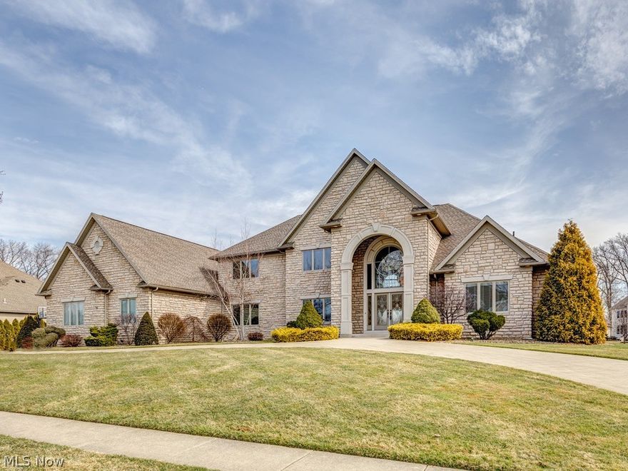 Elegance & functionality at it's best! Architectural design 1.5 story on .83 acres (double lot) in Chenoweth Estates with 6 bedrooms, 4.5 bathrooms, 5998SF (main level & up) & 4 car garage* Open floor plan w/ spacious living areas , sweeping ceilings, huge Palladium & oversized windows throughout* Covered arched entry leads to grand 2 story foyer with curved staircase to balcony & retractable chandelier* Elegant formal dining room w/crystal chandelier* 2 story great room & vaulted sun room w/gas log frpl & recessed entertainment center both with wall of windows* Den w/ built in seating* Gourmet eat in kitchen w/ stainless appliances, granite, island/breakfast bar & open to sun room* 30x26 vaulted gathering room w/ access to pool, great for entertaining* 1st floor master & glamour bath* 1st floor laundry, mud room & 2 add'l bdrms* Refinished maple floors (foyer, great room, dining room, den & master bdrm)* Add'l features incl French beveled glass doors, wood 6 panel doors, oversized baseboard & trim & new carpet (stairway, upper level bdrms & hall)* Upper level w/3 bdrms & 2 baths incl teen suite w/walkin closet & bath & Jack & Jill bdrm w/bath* Central vacuum* 13 course basement w/double access & 15x23 rec room (not incl in SF)* Sprinkler system* Approx. 3/4 stone exterior* Circular drive to 4 car side load garage* 40x17 salt water in ground concrete pool* Stamped patio* Private patio w/stone wall* 2 heating systems for better efficiency* Home warranty provided*' Phenomenal!
