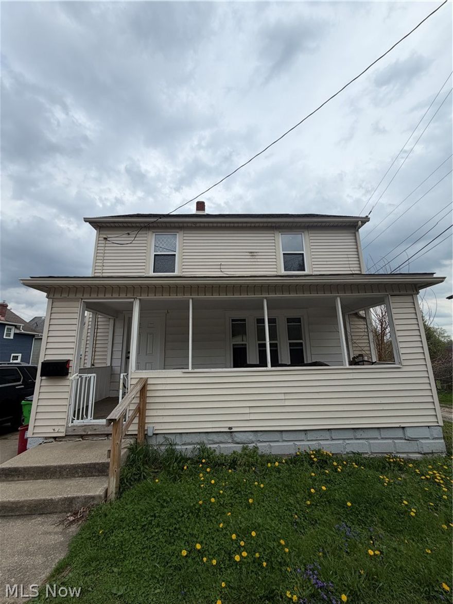 Tenant-occupied 4-bedroom, 1.5-bath home. The main level features a living room, kitchen, one bedroom, and a half bath. The second floor offers three additional bedrooms and a full bathroom. Laundry is located in the basement. Tenant is currently on a month-to-month lease. Please provide 48-72 hour notice for all showings.