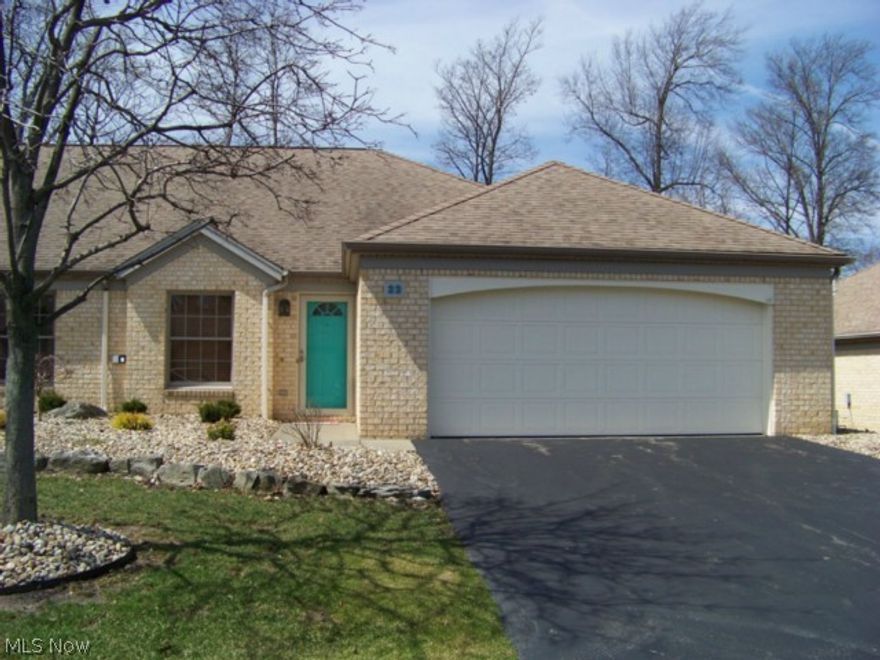 This fantastic all brick ranch condo is just waiting for you. The open kitchen w/ eating area is complete with appliances and lots of cabinets/counter space including a pantry. The vaulted ceiling great room is enormous and can accommodate a variety of functional layouts. There is a sliding door to your private deck. The master bedroom has its own full bath and walk-in closet. There is a second bedroom and full bath. The laundry room has lots of cabinets for extra storage, plenty of folding space, and enough room for an extra refrigerator or freezer if desired. The washer and dryer are also included. This unit has a two car attached garage. Carefree living in a convenient location can be yours. NO pets allowed.