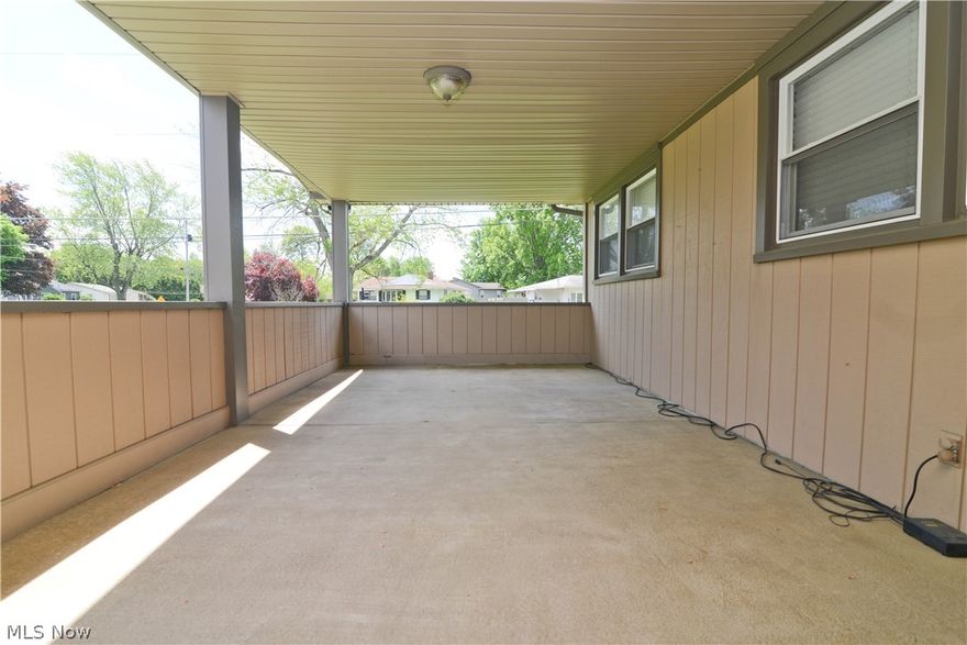 Awesome ranch now available on a spacious corner lot in Austintown! This ranch home has a great curb appeal that will draw you in from it's easy maintenance landscaping to the freshly pressure washed vinyl siding! Huge  Covered front porch leads to the front living room entry. Freshly painted interior gives you a fresh pallet and the sky is the limit! Pretty kitchen with appliances to stay and a spacious dining area. Glass slider doors lead to the deck and awesome fenced in back yard. There are three roomy bedrooms all with great closet space! Such a nice first floor full bath with tub shower combo has been partially remodeled. Do not miss the finshed basement! Family room space along with more! Second full bath! Laundry/Utility room as well! Storage! Attached spacious two car garage! Seller installed new gutter guards  Additional portion of yard you wouldn't expect really gives you so much additional space to enjoy! Don't miss the beautiful vinyl fenced yard installed recently, what a great extra! So much privacy on this corner lot! Endless possibilities. Call today before you miss a great opportunity to purchase such a wonderful place to call home!