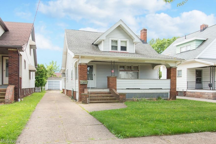 Some TLC & your finishing touches will make this beautiful home perfect for its’ next owner.  Plenty of charm & character is found in this home with the original hardwood flooring, leaded glass windows, dining room window seat & spacious living room with fireplace.  Relax on the front porch or step out of the master bedroom onto the rear porch for some fresh air.  This 1924 sq ft home has 4 spacious bedrooms, kitchen with pantry & a large 2nd floor bonus room.  Additional features & updates for this home include, complete tear off roof in past ten years, vinyl siding, updated exterior doors, built-in bookcases in 2nd floor bedroom, workbenches in basement & 1 car garage!
