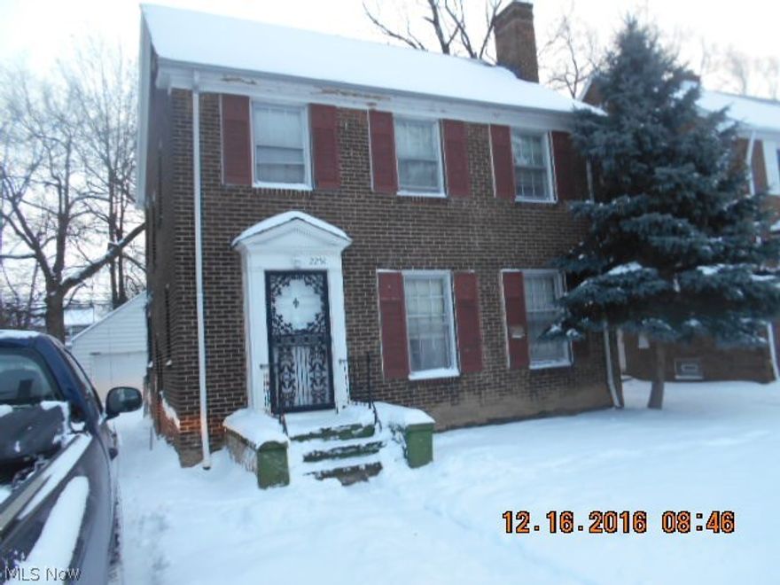 Huge Potential with this large Brick Colonial with your hard work.