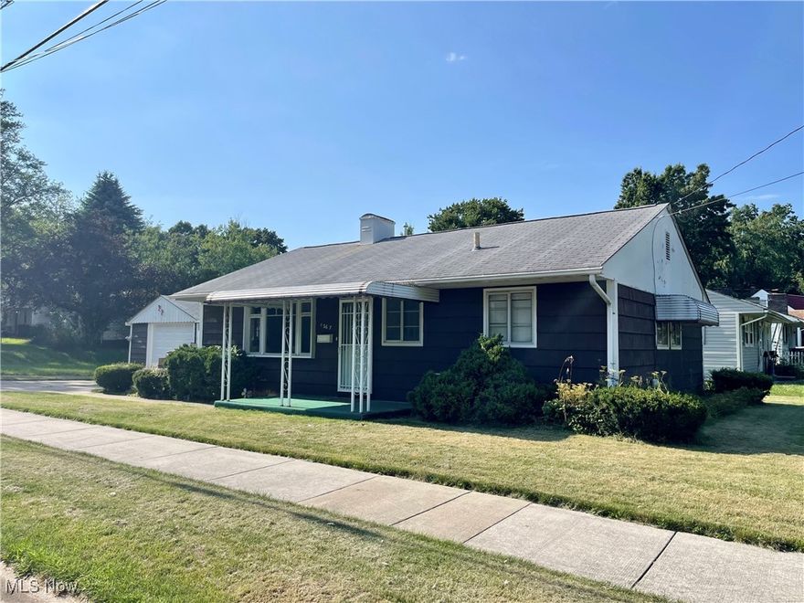 Goodyear heights updated 1950's ranch with new carpet and vinyl flooring. This home features a large living-room, with picture window overlooking the front porch. The back of the home features a large eat-in kitchen with new LVP through out and attached utility room complete with washer and dryer. The three first floor bedrooms are located in the side and back of the home, and close to the large full bathroom. The side yard comes with detached one car garage. Currently tenant occupied. Require 48 hours notice for viewing.