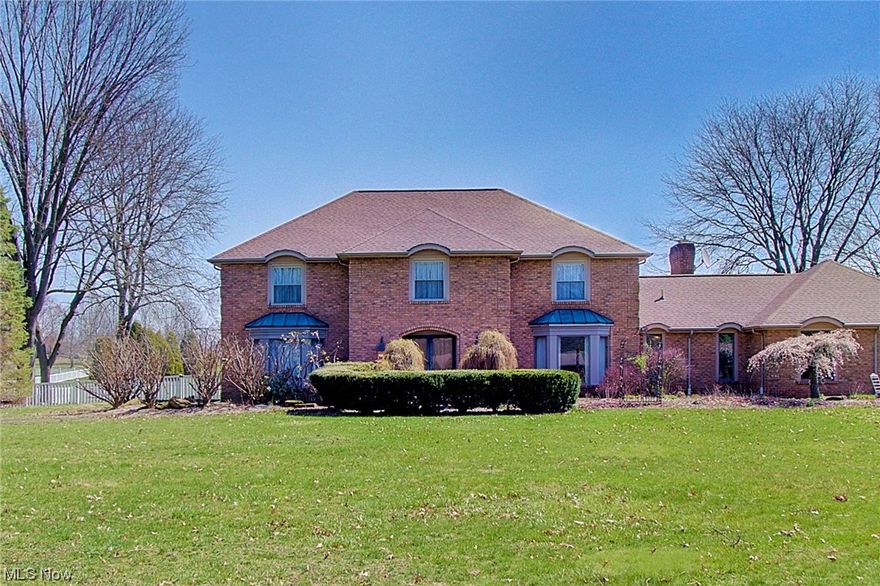 Wow! So much space and potential in this beautiful 4 bedroom, 3 bathroom Tudor style home in Jackson Township. You can’t beat 2.8 acres! The first floor has an open concept overlooking the backyard with a fenced in - in ground pool area. Along with first floor laundry, office, formal living, and dining space. The two story foyer is jaw dropping and makes quite an entrance into the home. Upstairs you’ll find a huge master and en-suite plus a fun bonus room. The three remaining bedrooms, and additional full bathroom complete the second level. Stunning woodwork throughout. Don’t miss the pocket door! The basement is HUGE! Ready to be utilized for more living space or even a gym. There’s a lot of privacy here not having someone living directly behind you. You gotta see this one in person. All appliances stay. The roof and furnace are newer. Call your favorite real estate agent today to schedule a private showing.