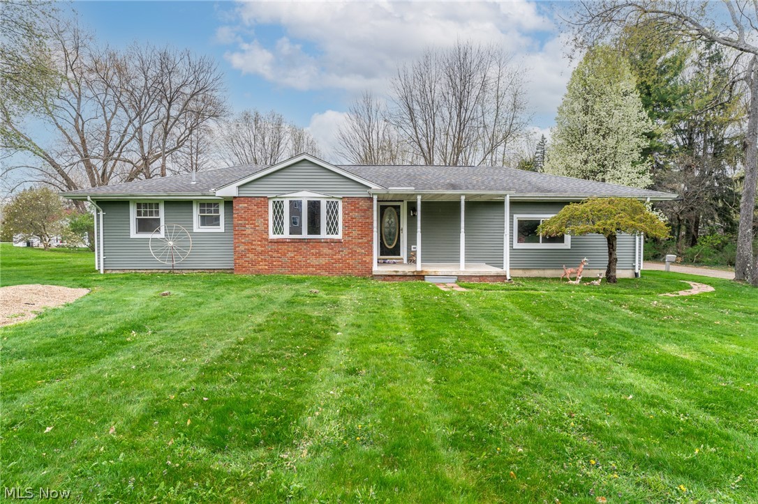With limited inventory in Hubbard, don't miss out on this beautiful Ranch that's nested on a decent amount of land with privacy! This 2 Bedroom, 1 Bath has a lot of space that makes it the ideal house for you! The kitchen has great cabinet space and an unique pantry with shelving and a spice rack, decent counter space, all appliances included and tiled flooring. The Kitchen is open to the dining room that has access to the back deck overlooking your property! The living room is large with an electric fireplace, wood-like laminate flooring and access to the front door and porch. 2 Bedrooms with new carpet and double sized closets. 1 Full bath updated, large vanity with a new tub surround. Basement has a lot of space and storage throughout with 2 extra rooms, one can be converted into a 3rd bedroom. Electric fireplace. New furnace and AC. Water softener. Dimensional Shingled Roof. New Shed. Hubbard School District. If you are wanting Hubbard Township, check this one out!!! It will not la