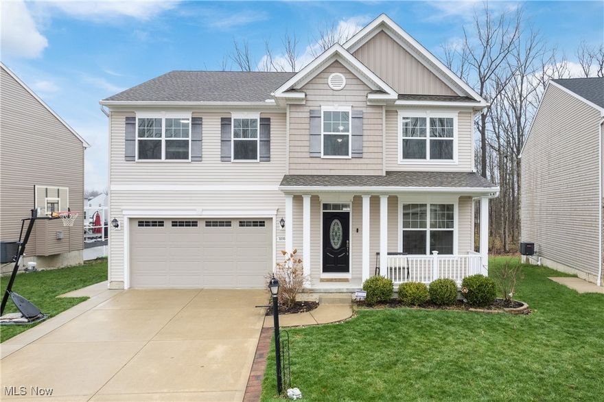 OPEN HOUSE: Sunday, April 13th 1:00-3:00 PM! Welcome to this stunning colonial in the highly sought-after Herrington Place: Aurora Schools w/amazing views of the pond! This home offers over 4,000 square feet of beautifully designed living space, featuring 4 spacious bedrooms, 3.5 bathrooms, and a versatile second-floor loft—perfect for a home office! Step inside to an open-concept layout filled w/natural light and stylish updates. The gourmet kitchen is a dream, boasting granite countertops, full stainless-steel appliances—including a double oven and gas range with sleek hood—plus an oversized island ideal for entertaining. The sun-drenched morning room flows seamlessly to the composite deck, while an expansive family room showcases a custom wood-trim feature wall surrounding the fireplace, w/an elevated feel. The main floor also includes a spacious dining room w/adjoining living room, convenient mud area w/room for a built-in locker system, and a half bath, just off the 2-car garage. Upstairs, the expansive owner’s suite offers a spa-like retreat w/dual under mount sinks, tiled shower and flooring. Three additional generously sized bedrooms share a full bath w/dual under mount sinks and granite countertops. A second-floor laundry room and large loft space add flexibility and function. The show-stopping, newly finished LL expands your living space even further—complete w/a full bathroom, kitchenette w/navy cabinets-butcher block countertop w/wet bar, rec room, theater room, and ample storage. Outside, enjoy the peaceful beauty of a wooded backyard w/a green backdrop, professional landscaping, and a charming front porch. Just minutes from top-rated schools, shopping, and dining—this home checks all the boxes for today’s modern family. Updates include: finished basement, composite deck, freshly painted, 30-year shingles, upgraded recessed lights and many more. With its prime location, spacious layout, and high-end finishes, this home is truly the total package.