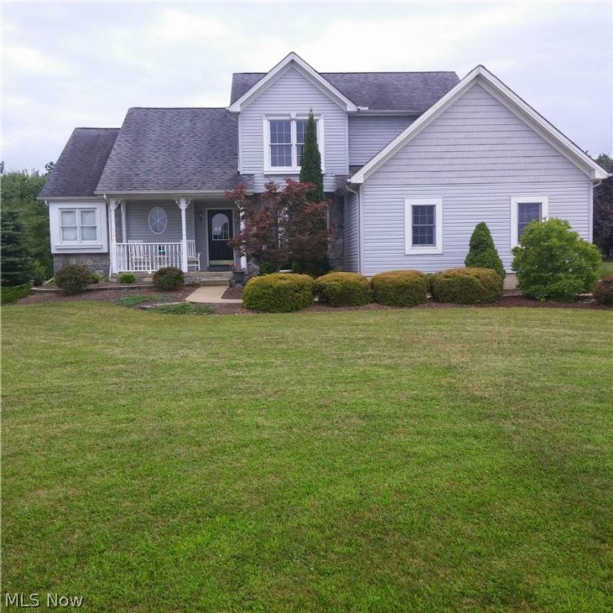 Lovely cape cod colonial. First floor master suite with Jacuzzi tub and large walk-in closet. Great room with vaulted ceiling and fireplace. Large country kitchen with patio door leading to a large deck. Formal dining room. Area of lovely custom homes. Must see!