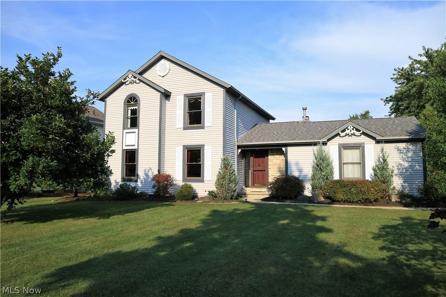 Unique Location adjacent to Lorain County Metro Parks Equestrian Trails, yet a very short drive to the Oberlin downtown, schools and campus!  Situated on over half an acre, this newly remodeled and updated home is your private retreat from the hustle of city life. A front foyer is accessible from the outside as well as from the attached garage, and leads into the spacious formal living and dining room big enough for large family gatherings. The family room and kitchen areas have beautiful views to the full-fenced backyard and the park. A central staircase leads to the upstairs hallway that accesses the master suite on one side with beautiful views and an attached master bath. Two other bedrooms share a common bath accessible from the hallway. More than half of the full basement is finished and could be your music or game room. A laundry and work area are adjacent to the utility room and provide plenty of storage and work space. The kitchen opens to a deck and gazebo perfect for enterta