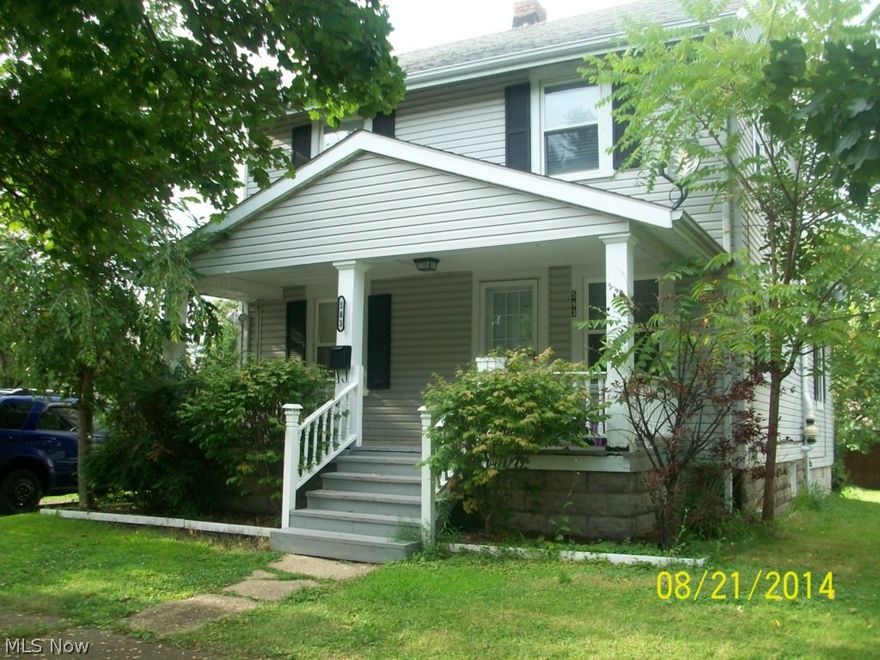 Hurry to see this  charming home on a double lot! * First floor master bedroom with double closet and attached bath( in  middle of being renovated but will not be completed by owner). First floor Laundry * Totally remodeled kitchen (2012) with new cabinetry,solid surface countertops, and ceramic tile flooring * Hot water tank 2012* Vinyl siding, windows except first floor master, roof, plumbing, and electric have all been done in last 15 years*  Make an appointment today * Special assessment for street lighting and sweeping and the extra lot are all included in the tax figure.