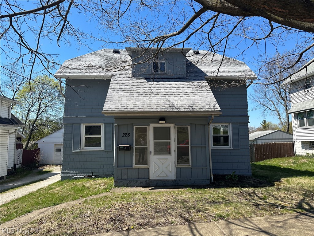 A move in ready 3 bedroom, 2 full bath Goodyear Heights gem. This updated home has vinyl windows, newer flooring, updated baths, and more. There is a first floor master bedroom and full bath. A 2 car garage, full basement, 2 bonus rooms, and an enclosed porch are just some of the amenities.