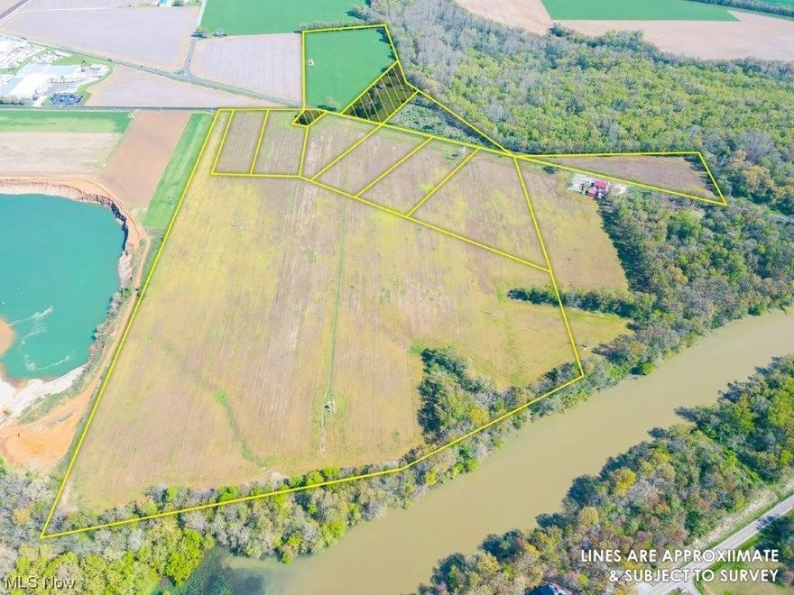 Auction 6/14- : A beautiful 115.5 acres nestled in the Beach City area offering excellent flat development style ground perfect for building, farming, or subdivision. The land has been farmed and offers productive tillable farm fields and has excellent visibility and accessibility on US RT 250 perfect for home sites or commercial usage. With easy access in all directions, this farm provides a multitude of possibilities for all buyers in the market for vacant land. Feel free to walk this property at your convenience and pick out your choice parcel.Parcel 9: 4.7 Acres w/ 791’ frontage