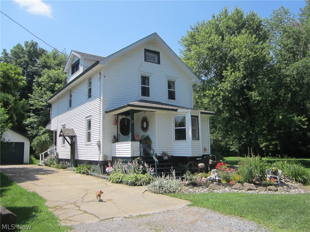 Nice 2 story with 4 bedrooms and 2 full baths, on a dead end street (last house). Large Living Room, updated Kitchen, Master Bed and Bath on 1st floor (master has own access and porch). Second floor has 3 bedrooms and 1 bath. Third floor has 2 additional rooms...bedroom, craft room, use your imagination! Updates include most windows, electrical, refrigerator, stockade privacy fence, and most carpet 2017, water softner updated 2016, dishwasher 2015, roof 2011, insulation 2007, siding and well 2006! 8 Total Lots! Large 2 car garage with huge workshop! Home is handicap accessable; seller can remove handicap ramp if buyer so desires. Parcels include: 51-556100, 51-273200, 51-273300, 51-556500, 51-273400, 51-273500, 51-556200, 51-556300. 8 lots total!