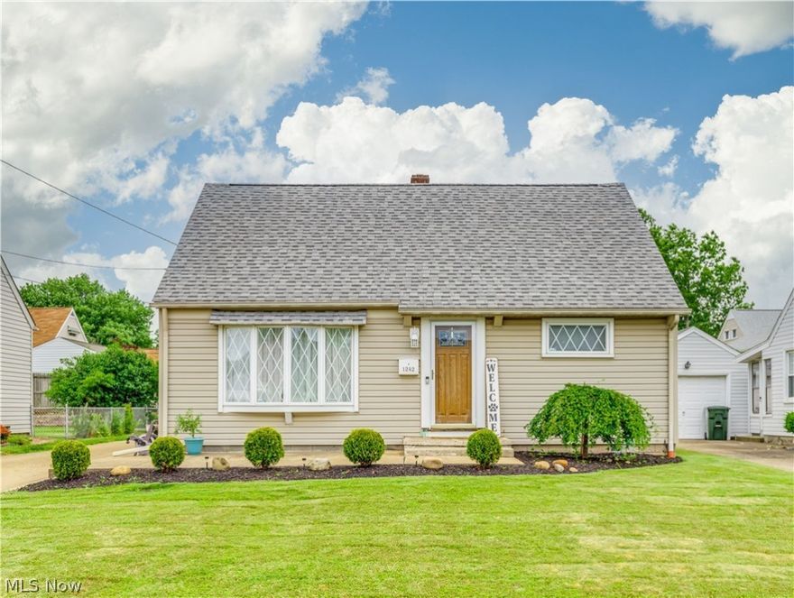 Welcome to this charming and well-maintained 4 bedrooms bungalow in Canton. From the moment you enter this home, you will love how open, bright, and well kept it is. The living room is inviting and cozy, with plenty of natural light. The spacious eat-in kitchen offers a dinette area, boasting a wood-burning fireplace, beautiful tiles backsplash, and appliances. There are two bedrooms and a completely updated full bathroom on the 1st floor. The second floor has two bedrooms with a newer carpet (2018). Downstairs there is plenty of space to make a recreation room in the full-size basement with glass block windows. This home has a nice private backyard and a detached one-car garage with a nice concrete driveway. Updates include a brand new hot water tank installed (2021), electrical work done in the basement (2021), Washer, dryer, and refrigerator bought brand new (2018), added blown-in insulation into cubby holes (2018), updated security system & ring doorbell installed (2019). Close to
