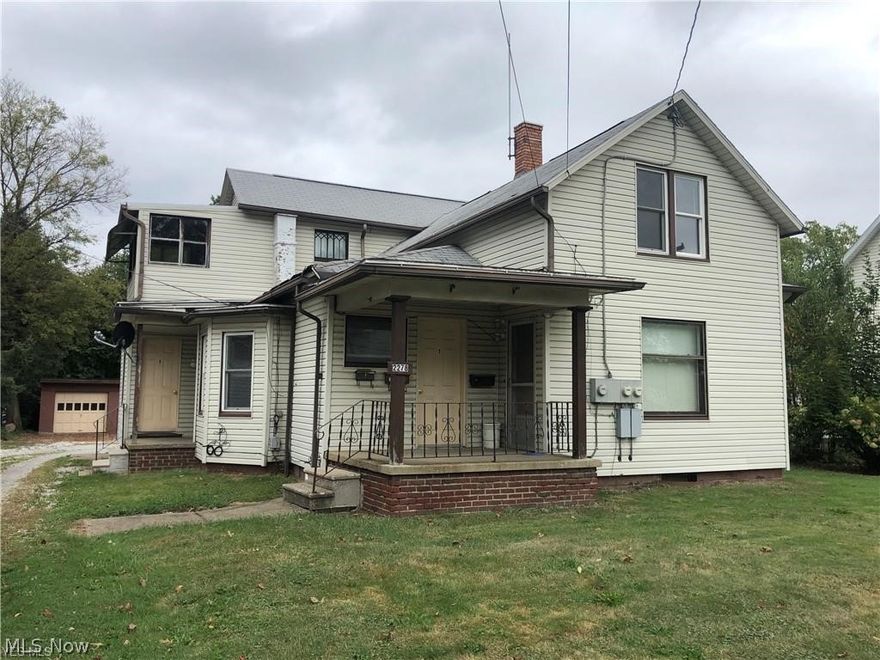 This is a great opportunity for people considering getting into investment properties or already have some. Located in the heart of Cuyahoga Falls makes this three unit conversion highly sought after. The Tenants pay for there own electric and everything else is covered by the landlord. The 3 car garage also has a closed off area for anything you would need to store. Also has a shared laundry room on the first floor.