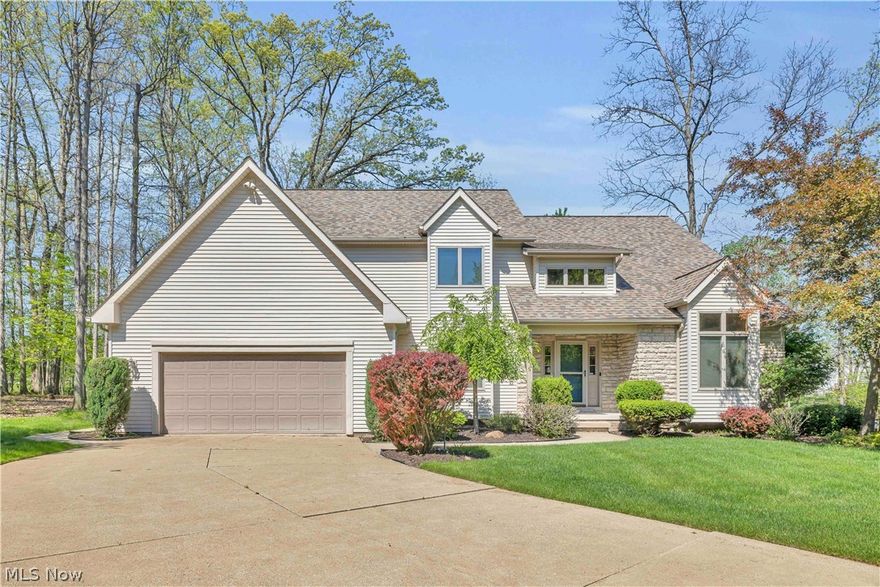 Welcome home to this spacious and thoughtfully designed 4-bedroom colonial nestled on a beautifully tree-lined street at the end of a quiet cul-de-sac, offering stunning lake views and an exceptional layout perfect for everyday living and entertaining!
The impressive 1st-floor primary suite features vaulted ceilings, views of the lake, a large walk-in closet, and an en suite bathroom complete with dual vanities, a jetted soaking tub, and walk-in shower.
The heart of the home is the dramatic great room with cathedral ceilings, abundant natural light, and a cozy gas fireplace. The eat-in kitchen offers granite countertops, ample cabinet space, and all appliances stay. Enjoy hosting in the formal dining room or working from home in the private office/den with charming bay window. A convenient 1st-floor laundry room along with a half bath, completes the main level.
Step outside through the sliding patio doors off both the great room and kitchen to a spacious back deck overlooking the lake — the perfect setting for morning coffee or relaxing evening sunsets.
Upstairs, you’ll find a 2nd primary suite with its own full en suite bath and walk-in closet. A beautiful catwalk overlooking the great room leads to two additional oversized bedrooms and another full bath featuring dual vanities and a skylight. The 3rd bedroom also includes a large attached bonus room ideal for a dressing room, craft room, or additional flex space.
The full basement offers incredible additional living and storage space, featuring multiple storage rooms and a large carpeted area perfect for a rec room, home gym, playroom, or media space. Plumbing is already in place for a future bathroom. Recent updates include A/C in '26, Roof in '20, Dishwasher in '26, Washer in '22, Oven in '20, Aprilaire in '23.
With generous room sizes, multiple living spaces, scenic lake views, and a desirable cul-de-sac setting, this exceptional home offers the perfect blend of comfort, functionality, and timeless style.