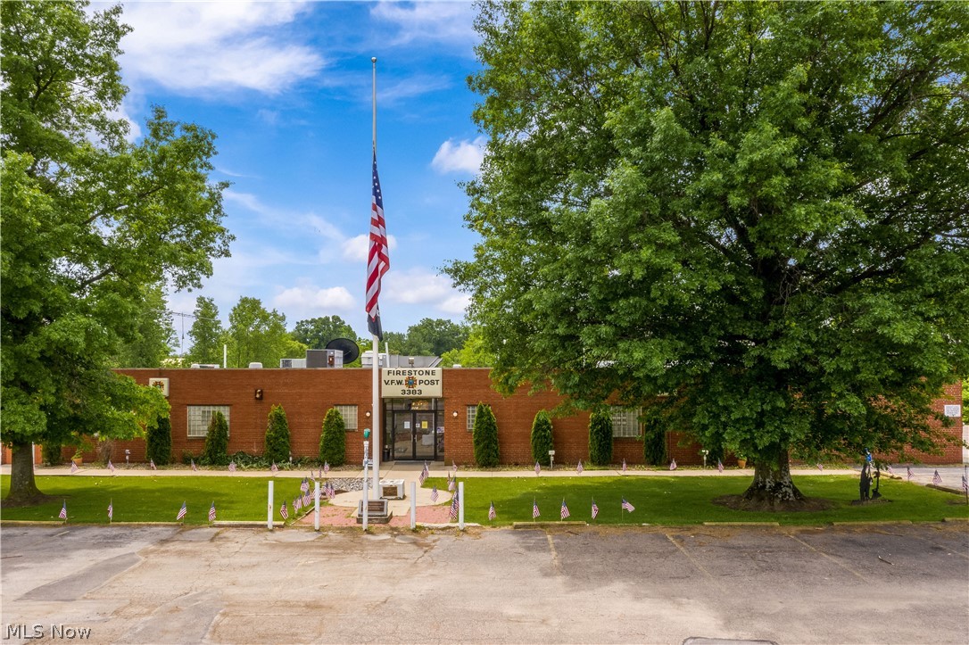 Discover an exceptional opportunity with this hidden gem, nestled on over 16 acres just moments from US-224/I-277. This expansive property boasts a remarkable 14,110 SF clubhouse/rental hall, a 3,332 SF pavilion, and more than 600 feet of prime lakefront. With versatile zoning and ample space for customization or expansion, this site presents endless potential for a wide range of business ventures.
Currently serving as a VFW clubhouse, the main building features a spacious canteen/bar, a grand rental hall, a cozy meeting room, and a fully-equipped commercial kitchen with two walk-in coolers. Additional amenities include two sets of men’s and women’s restrooms, as well as generous storage space.
A short walk from the main building, the large private pavilion sits lakeside, offering its own bar and tap system, a small kitchen, a gas fireplace, walk-in cooler, BBQ grill pit, an outdoor gazebo, and heated restrooms—perfect for year-round gatherings.
The property also includes a charming 3-bedroom, 1-bathroom, 1,680 SF home, ideally located near the lake, providing a tranquil retreat or additional accommodation. This prime location, versatile facilities, and abundant acreage create the perfect setting for your next business or recreational venture.