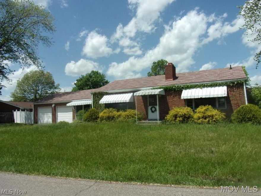 House sits on a nice corner lot. 2 car garage with breezeway to house. Easy one floor living with full basement.  Elem: Belpre Elementary School  Elem/Bus: N  JrHigh: Belpre Middle School  JrHigh/Bus: N  High: Belpre High School  High/Bus: N  Fire: VOL  Police: CTY  ;SQFT=Fin L1:1160, Fin Bsmt:580, Fin Above:1160, Fin Total:1740, Unfin Bsmt:580, Unfin Above:580;GAR= 2 Car Att;PRKG= Parking Pad