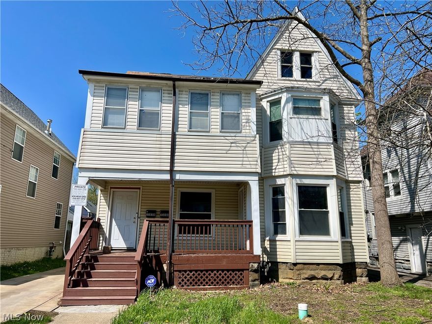 Welcome to 1334 W 89th St in Cleveland—a well-maintained duplex offering both immediate livability and strong investment potential. Each unit features 2 bedrooms and 1 full bathroom, providing comfortable and functional living spaces.

The downstairs unit is currently vacant and move-in ready, making it an ideal opportunity for an owner-occupant or for placing a new tenant at market rent. The upstairs unit is occupied by a long-term tenant paying $1,495 per month, with a lease in place through October 30, 2026—ensuring steady, reliable income from day one.

This property is perfect for buyers looking to live in one unit while generating immediate cash flow from the other. All mechanical systems are in great condition, and the home has been consistently well cared for.

Located in a desirable neighborhood within walking distance to Edgewater Park, you’ll enjoy easy access to green space, lakefront views, and recreation, all while being close to the city’s amenities.

Please do not disturb the tenant.