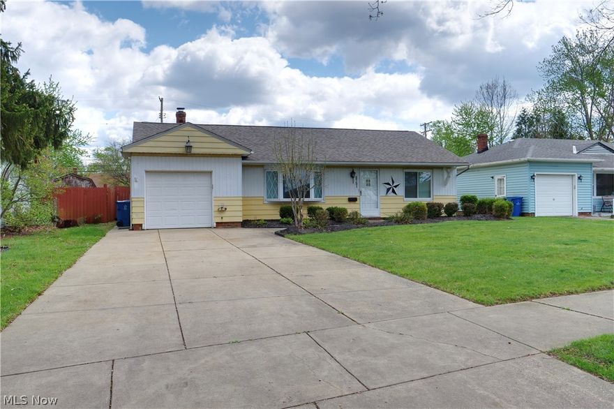 Welcome to 6751 Oakwood Road, located just minutes from I-71, I-480, and all the surrounding shopping, dining, and entertainment.
As you pull up to the property, you’ll immediately notice the fresh curb appeal, featuring new landscaping, an updated garage door, vinyl siding, and a beautiful bay window overlooking the front yard. The roof was completely torn off and replaced just two years ago.
Entering the front foyer, you’ll see fresh paint throughout, along with new fans in both the family room and the spacious addition room, which features dual ceiling fans, a wood-burning fireplace with a granite hearth, and plenty of natural light.
The dining area just off the kitchen offers tiled flooring that extends all the way to the laundry room. The kitchen is beautifully updated with granite countertops, fresh white cabinets, and a matching tile backsplash. It also includes a new garbage disposal, a new sink with black fixtures, and updated cabinet hardware. Double can lighting brightens the space and leads you to the massive 19.8 x 15.4 addition at the back of the home with the second zone heating and back bedroom. The other two bedrooms and bathrooms, and a garage have heated floors.
This impressive addition features large new windows overlooking the fully fenced backyard and concrete patio—perfect for entertaining. The backyard offers full privacy with a newly fenced yard.
The home includes three nicely sized bedrooms with new lighting, ample closet space, and a beautifully renovated bathroom featuring tiled flooring, a modern vanity with a circular mirror, updated lighting, and a bright white tiled shower.
Enjoy one-floor living at its finest. Come see what this modern ranch with extra square footage has to offer!