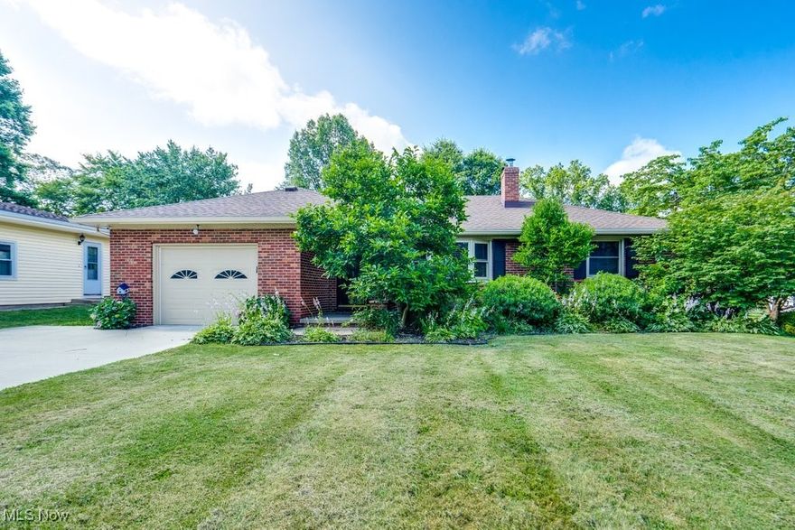 Step into comfort and charm with this beautifully maintained 4-bedroom, 2 full bath ranch-style home, nestled in a peaceful, family-friendly neighborhood. From the moment you arrive, you'll feel the warmth and ease that only a truly loved home can offer! Your new home comes with a fully finished basement and a large, fenced yard! Since 2020, this home has seen extensive upgrades, including all-new flooring and fresh paint throughout the main level, updated trim, modern light fixtures, and kitchen improvements like a new sink, faucet, backsplash, and stainless-steel appliances. The primary bedroom features custom wardrobes along with thoughtful touches that flow throughout the home! Downstairs, the fully remodeled basement (2023) adds a spacious 4th bedroom with egress window, updated bathroom, a second living area, and dining space with fridge - excellent space for entertaining! Enjoy year-round comfort with a new A/C as well as a new furnace and wood burning insert on the main floor living to endure those cold winter nights and peace of mind with GFCI fixes and new outlets throughout! Step outside to a newer composite wood back deck overlooking a large, private yard enclosed by a 6’ wood privacy fence. Tree removal, stump grinding, and debris haul-away have all been handled, giving you a clean slate outdoors. Another added bonus are the new gutters with leaf guards that reduce maintenance, giving you more time to relax and enjoy life with family—without the hassle of constant upkeep. Not to mention, the newly built double door, 10x14 shed to keep all of your lawn equipment in without cluttering up your garage! With one-level living, a long list of updates, and a welcoming atmosphere, this home is perfect for growing families, downsizers, or anyone looking to settle into a home that just feels right! Contact your realtor today for the comprehensive list of carefully selected updates—improvements any homeowner will appreciate having completed before move-in!