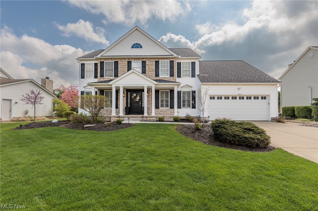 An amazing 4 bedroom, 2.5 bath colonial in the desirable Pebblehurst development of Stow. This home boasts over 3100 square feet of total living space, with the finished basement that has a family room, rec room area, and a bar area. The main floor consists of an updated eat in kitchen, large family room with fireplace, formal living room, a formal dining room with open concept, a powder room, foyer, and 1st floor laundry. A large master suite has a garden tub, walk in closet, and a 14x12 bonus room to use your imagination. The fenced back yard is second to none, with a huge composite deck, patio area, overhang with fireplace, playset..... you must come see it. There have been many updates, including kitchen, flooring, roof, hvac, and so much more. The oversized garage has an additional 'bump out' as well. Pebblehurst is directly across from Fox Den Golf, and has bike/walking paths all around.