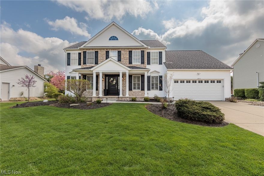 An amazing 4 bedroom, 2.5 bath colonial in the desirable Pebblehurst development of Stow.  This home boasts over 3100 square feet of total living space, with the finished basement that has a family room, rec room area, and a bar area.  The main floor consists of an updated eat in kitchen, large family room with fireplace, formal living room, a formal dining room with open concept, a powder room, foyer, and 1st floor laundry.  A large master suite has a garden tub, walk in closet, and a 14x12 bonus room to use your imagination.  The fenced back yard is second to none, with a huge composite deck, patio area, overhang with fireplace, playset..... you must come see it.  There have been many updates, including kitchen, flooring, roof, hvac, and so much more.  The oversized garage has an additional 'bump out' as well.  Pebblehurst is directly across from Fox Den Golf, and has bike/walking paths all around.