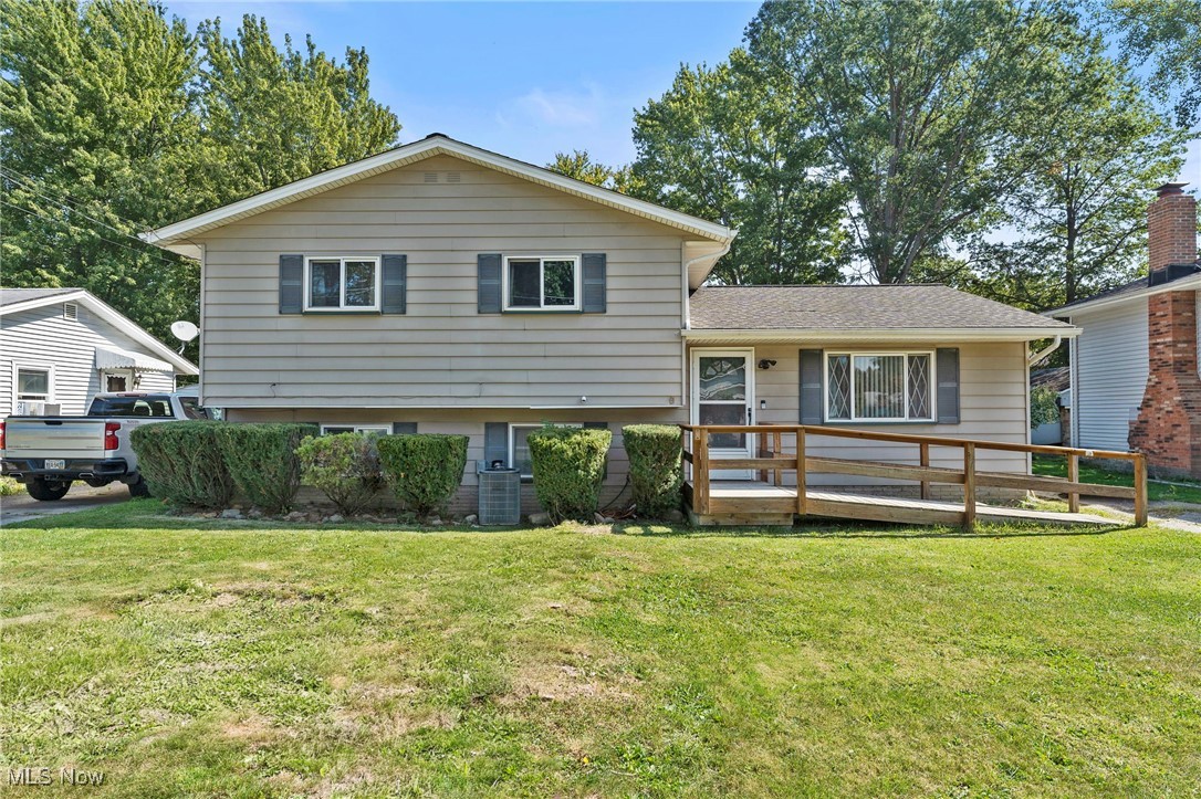 Cozy 3 bedroom, 2 full bath split level home on a highly sought after street in North Ridgeville. Bright living room and eat in kitchen make for easy entertaining as the dining area leads to a patio and a beautiful yard which is fully fenced! 3 nicely sized bedrooms are upstairs with a full bath. Plenty of closet and storage space. Spacious lower level family room with full bath and laundry/utility room. Ohio State Waterproofing (1995) warranty will transfer to new owner. One and half car garage is a plus for additional storage. Location is superb, close to shopping centers, restaurants, numerous amenities and interstates.