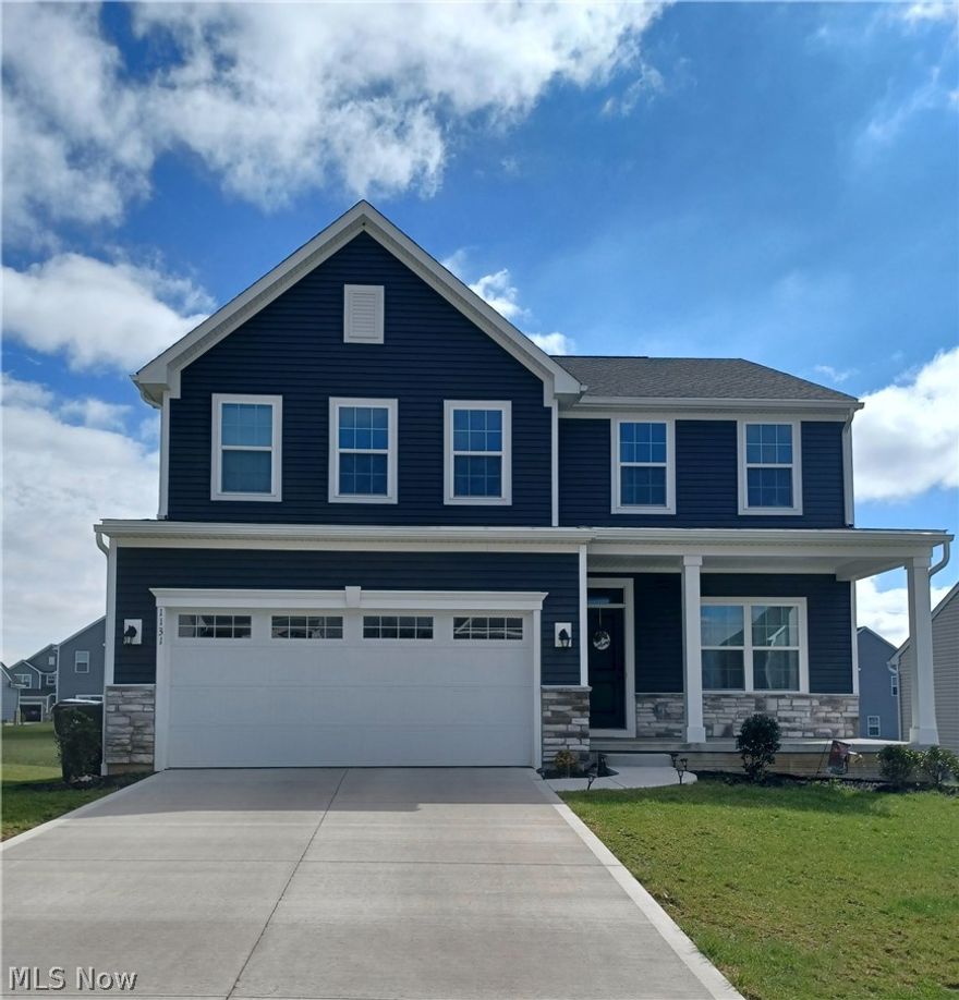 Welcome to 1131 Kadas Lane – a thoughtfully upgraded, move-in-ready home in the completed Indian Springs community. Skip the wait of new construction; this two-year-old Ryan Homes Columbia floor plan is finished, enhanced, and ready to turn the key. Step into the foyer and discover a versatile flex room with French doors, perfect for a home office or study. Upgraded LVT flooring guides you to the heart of the home, where the kitchen features an expansive 10-foot island topped with ivory-toned quartz, ample cabinetry and pantry space, and a breakfast bar for casual seating. The open-concept layout flows into the family room and dining area, creating a bright, cohesive living space. Upstairs are well-proportioned bedrooms and a conveniently located laundry room. The owners are including the Samsung front-load washer and dryer, along with the Samsung Bespoke refrigerator, dishwasher, and GE range and microwave. The generous primary suite offers a sitting area, 16’ x 7’ walk-in closet, and private bath with double-sink vanity. With a southern rear orientation, the home enjoys natural light throughout the day, continuing into the lower level, where over $40,000 was invested for a finished recreation room and third full bath. Two windows keep the space bright, with room to add a fifth bedroom if desired. Offering over 3,000 sq. ft. of finished living space, the home blends style, comfort, and convenience. A community walking path connects to Oak Hill Park trails for daily strolls. Ideally located near highways, neighborhood amenities, and North End shops and restaurants, the setting delivers effortless convenience. Schedule your private tour today before the spring rush!