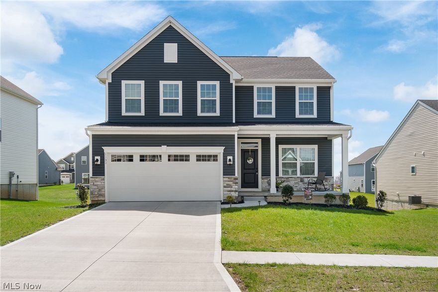 Welcome to 1131 Kadas Lane – a thoughtfully upgraded, move-in-ready home in the completed Spring Run community. Skip the wait and hassle of new construction; this two-year-old Ryan Homes Columbia floor plan is finished, enhanced, and ready to turn the key. Step into the foyer and discover a versatile flex room with French doors, perfect for a home office or study. Upgraded LVT flooring guides you to the heart of the home, where the kitchen features an expansive 10-foot island topped with ivory-toned quartz, ample cabinetry and pantry space, and a breakfast bar for casual seating. The open-concept layout flows into the family room and dining area, creating a bright, cohesive living space. Upstairs, you'll find well-proportioned bedrooms and a conveniently located laundry room. The owners are including the Samsung front-load washer and dryer, along with the Samsung Bespoke refrigerator, dishwasher, and GE range and microwave. The generously sized primary suite offers a sitting area, 16’ x 7’ walk-in closet, and private bath with double-sink vanity in matching ivory finishes. With a southern rear orientation, the home enjoys natural light throughout the day, continuing into the lower level, where over $40,000 was invested for a finished recreation room and third full bath. Two windows keep the space bright, with room to add a fifth bedroom if desired. Offering over 3,000 sq. ft. of finished living space, the home blends style, comfort, and convenience. A community walking path connects to Oak Hill Park trails for daily strolls. Ideally located near highways, neighborhood amenities, and North End shops and restaurants, the setting delivers effortless convenience. Schedule your private tour today before the spring rush!