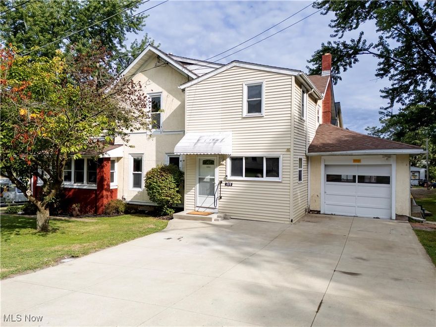 Welcome to 499 Main Street — where classic charm and modern updates come together beautifully.
Set on a peaceful corner lot with driveway access from a quiet dead-end street, this 4 bedroom 2-bath home offers 2,240 square feet of inviting living space in the heart of Wadsworth.
Step inside to find a fully renovated kitchen with newer appliances (refrigerator & dishwasher), ample cabinet space, updated flooring, and on-trend lighting. The attached garage opens directly to the kitchen for everyday convenience.
The main-floor bathroom features a relaxing jetted tub, while upstairs you’ll love the second-floor laundry—no more hauling clothes up and down the stairs! A formal dining room, cozy living room, and sun-filled family room create the perfect setting for gatherings or quiet evenings at home. Need a home office or guest room? The first-floor office easily doubles as a fourth bedroom.
Major updates bring peace of mind, including a new furnace and central air (2021). Outside, enjoy the private backyard with plenty of room for grilling, entertaining, or simply unwinding.
With easy access to Routes 224, 76, 585, and 57, this home blends small-town comfort with modern convenience.
Don’t miss your chance to experience the perfect mix of old-world character and contemporary living—schedule your showing today!