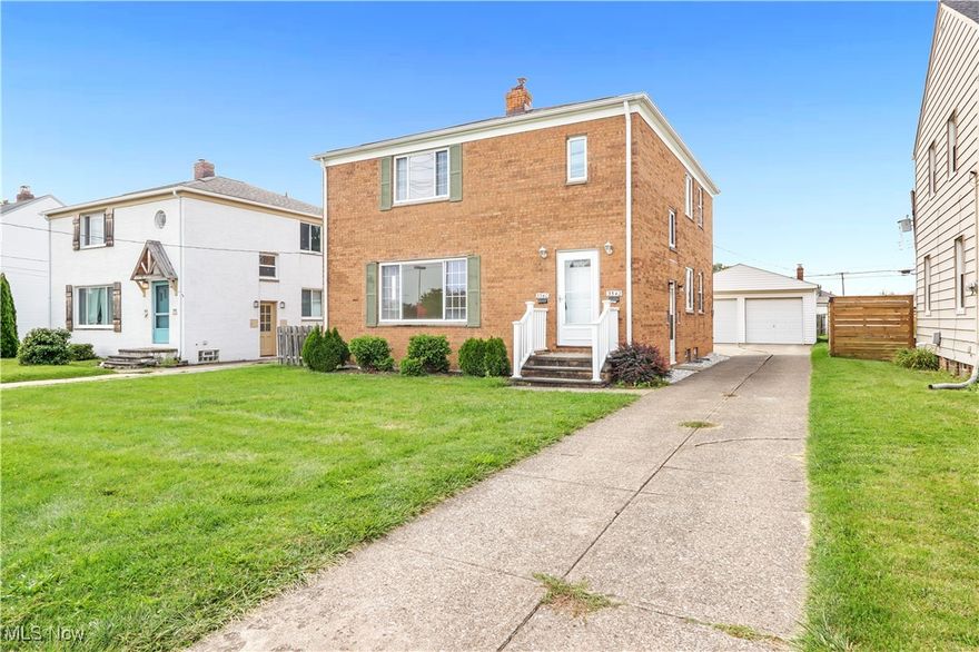 Welcome to this fully renovated brick duplex in Fairview Park with a fenced in backyard and a well sized 2-car garage built in 2002! The units are identical with 2 bedrooms, 1 bathroom and a nice sized dining room and living room. Both units were just fully painted with hardwood flooring throughout. The kitchens have new granite countertops, tile backsplash, Stainless steel appliances, lighting, fixtures and more. The bathrooms have new tile surround showers with glass doors, new toilets, cabinets, sinks, fixtures and lighting. The basement is finished with LVP flooring throughout, 2x NEW furnaces, 1x NEW hot water tank (the other from 2023) and has plenty of additional living or storage space. Come check out 3340 W 210th in Fairview Park today!