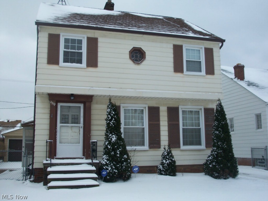 Well maintained Colonial Open floor plan with hardwood floors through out. The kitchen is updated with a dinette bump out. Dining room has a built in china Cabinet, Crown moldings. The large living room has wood floors. Partially Finished Basement. The windows are vinyl. Over sized 2 car garage.