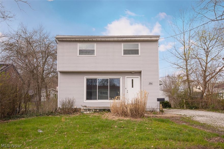 Four bedroom colonial offering space and value. The main level features a comfortable living and dining area, functional kitchen with included range and refrigerator. Upstairs you’ll find four bedrooms and a full bath. The home also includes a full unfinished basement—perfect for storage or future finishing. Situated on a manageable lot with a one car detached garage. Great opportunity for an owner-occupant or investor.