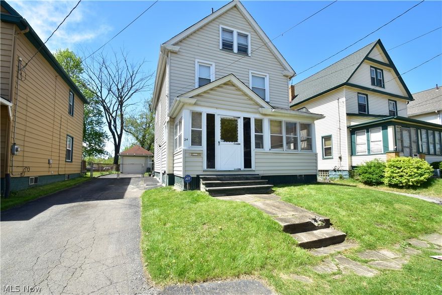 You will love this well kept 3 bedroom home located on Youngstown's west side. This lovely home features updated windows and a newer roof .Updated electric! Enclosed front and back porches! Detached 1 car garage! Fenced in back yard!  Great sized kitchen, appliances stay! Large formal dining room! Gorgeous wooden staircase! Full bathroom with claw foot tub and large closet that leads to usable attic! Spacious bedrooms with awesome closet space. Half bath in basement! Move right in!  Whether you are looking for a great place to call home or for your next investment, make sure this one is on your list! Call to schedule a showing.